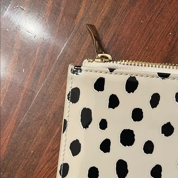 Kate Spade Cream and Black Polka Dot Pencil Pouch - Picture 9 of 14